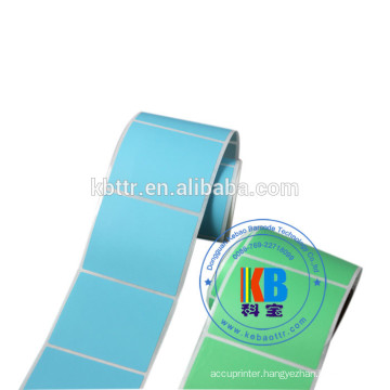 Custom order art paper type thermal label sticker zebra printer self adhesive continuous paper